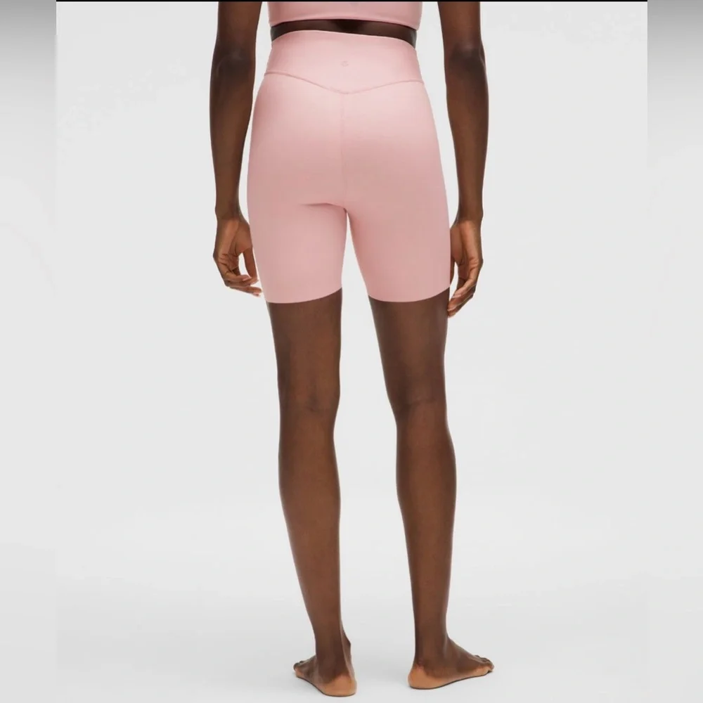 Lululemon Wunder Under Yoga Pink Haze High Rise Short 6 inch - Picture 5 of 10